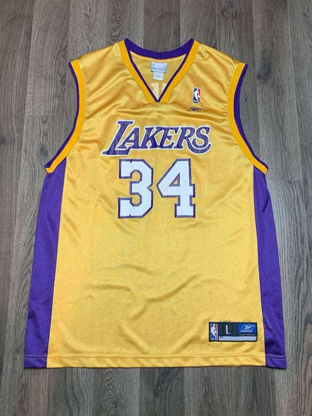 Vintage 2000s Shaquille O’Neal Lakers Reebok Jersey